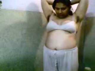 Desi girl undressing and bathing nude