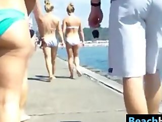 Spying On A College Girls Booty