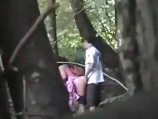 Young couple gets caught fucking